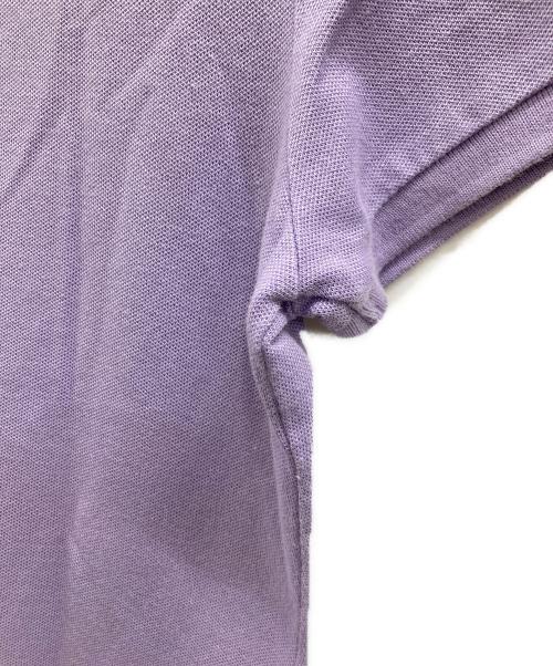 RALPH LAUREN（ラルフローレン）RALPH LAUREN (ラルフローレン) ビーズロゴポロシャツ パープル サイズ:Mの古着・服飾アイテム