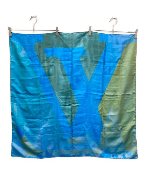 LOUIS VUITTON（ルイ ヴィトン）LOUIS VUITTON (ルイ ヴィトン) グラデーションスカーフ ブルー×グリーンの古着・服飾アイテム