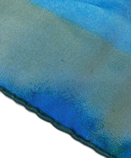 LOUIS VUITTON（ルイ ヴィトン）LOUIS VUITTON (ルイ ヴィトン) グラデーションスカーフ ブルー×グリーンの古着・服飾アイテム