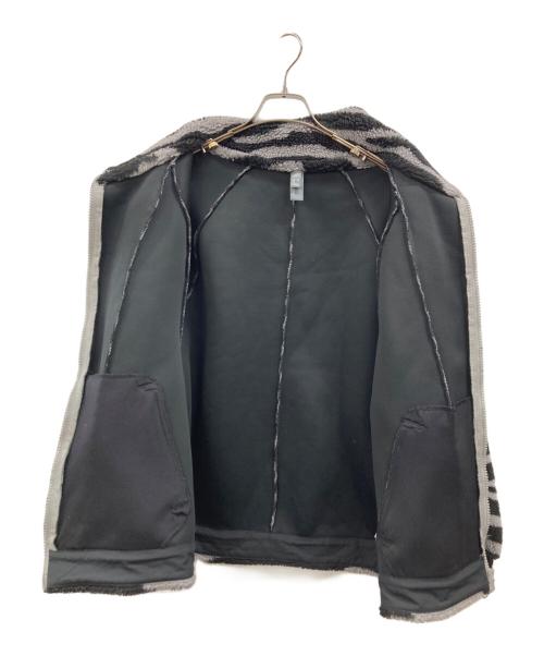 adidas（アディダス）adidas (アディダス) STELLA McCARTNEY (ステラマッカートニー) ボアフリースジャケット グレー サイズ:Mの古着・服飾アイテム