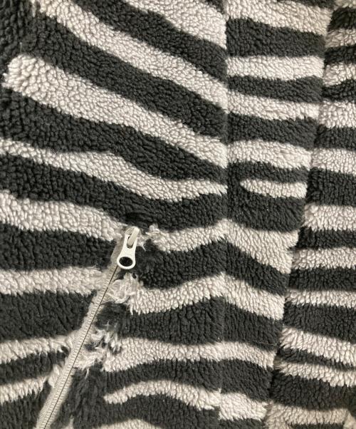 adidas（アディダス）adidas (アディダス) STELLA McCARTNEY (ステラマッカートニー) ボアフリースジャケット グレー サイズ:Mの古着・服飾アイテム