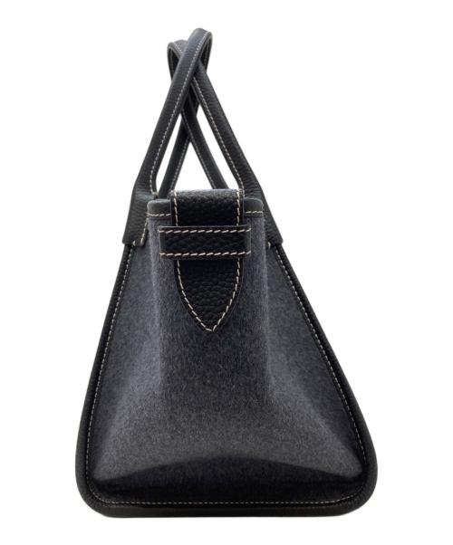 VASIC（ヴァジック）VASIC (ヴァジック) port mini ハンドバッグ ブラックの古着・服飾アイテム