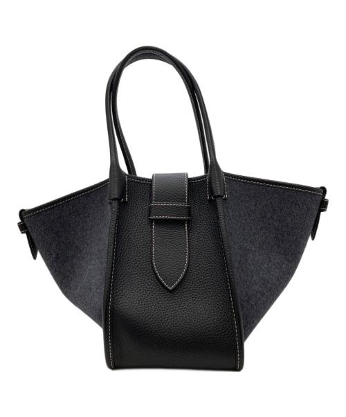 VASIC（ヴァジック）VASIC (ヴァジック) port mini ハンドバッグ ブラックの古着・服飾アイテム