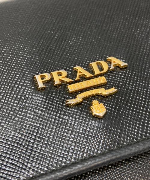 PRADA（プラダ）PRADA (プラダ) 長財布 ブラックの古着・服飾アイテム