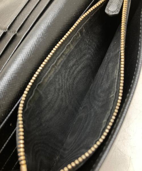 PRADA（プラダ）PRADA (プラダ) 長財布 ブラックの古着・服飾アイテム