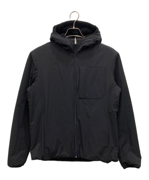 HERNO（ヘルノ）HERNO (ヘルノ) リバーシブルボアパーカー ブラック サイズ:46の古着・服飾アイテム