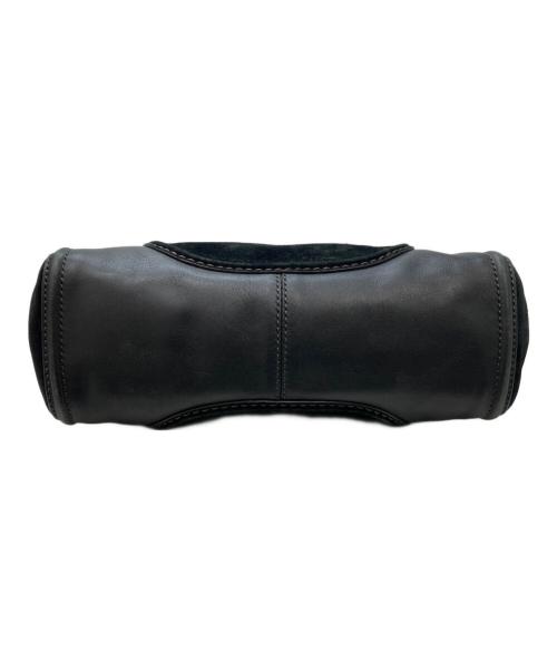 TOD'S（トッズ）TOD'S (トッズ) スエード切替ワンハンドバッグ ブラックの古着・服飾アイテム