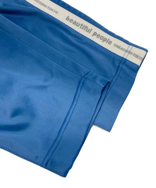 beautiful people（ビューティフルピープル）beautiful people (ビューティフルピープル) サイドロゴトラックパンツ ブルー サイズ:42の古着・服飾アイテム