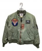 TED COMPANYテッドカンパニー）の古着「フライトジャケット」｜グリーン