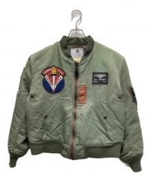 TED COMPANY（テッドカンパニー）の古着「フライトジャケット」｜グリーン