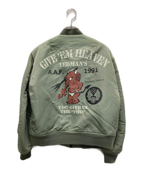 TED COMPANY（テッドカンパニー）TED COMPANY (テッドカンパニー) フライトジャケット グリーン サイズ:40の古着・服飾アイテム