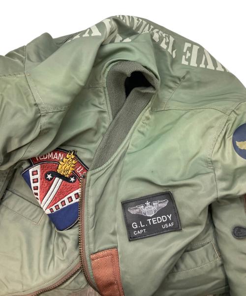 TED COMPANY（テッドカンパニー）TED COMPANY (テッドカンパニー) フライトジャケット グリーン サイズ:40の古着・服飾アイテム