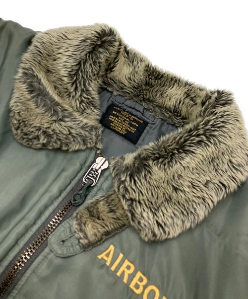 HOUSTON（ヒューストン）HOUSTON (ヒューストン) B-15Dフライトジャケット グリーン サイズ:42の古着・服飾アイテム