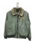 HOUSTON（ヒューストン）の古着「B-15Dフライトジャケット」｜グリーン