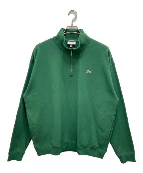 LACOSTE（ラコステ）LACOSTE (ラコステ) ハーフジップスウェット グリーン サイズ:5の古着・服飾アイテム