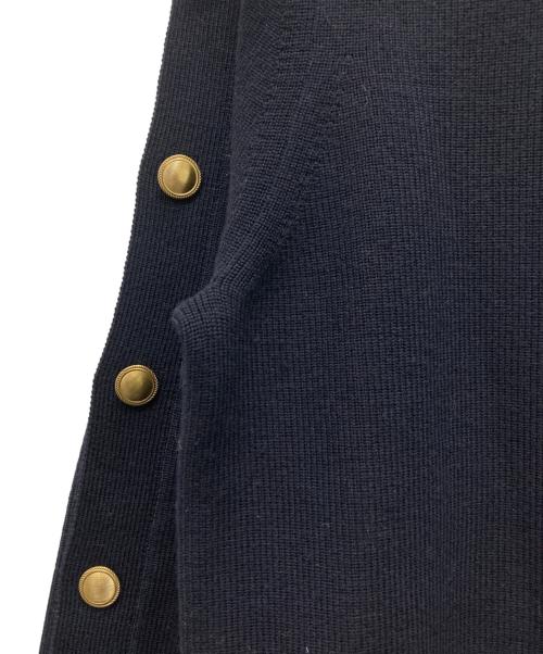 DES PRES（デ プレ）DES PRES (デ プレ) ウールポリエステル ボタンポイントプルオーバー ネイビー サイズ:FREEの古着・服飾アイテム