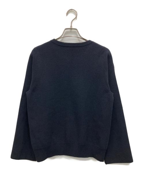 DES PRES（デ プレ）DES PRES (デ プレ) ウールポリエステル ボタンポイントプルオーバー ネイビー サイズ:FREEの古着・服飾アイテム