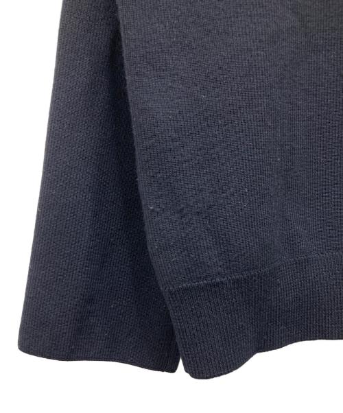 DES PRES（デ プレ）DES PRES (デ プレ) ウールポリエステル ボタンポイントプルオーバー ネイビー サイズ:FREEの古着・服飾アイテム