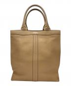 Valextraヴァレクストラ）の古着「レザートートバッグ」｜ベージュ