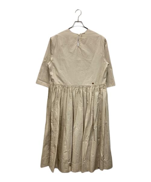 45R（フォーティファイブ・アール）45R (フォーティファイブ・アール) 先染めダンプの無双ドレス ベージュ サイズ:2の古着・服飾アイテム