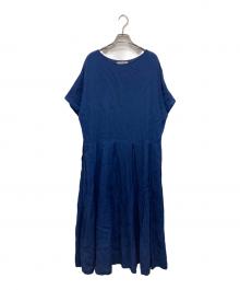 house of lotus（ハウスオブロータス）の古着「リネンワンピース」｜ネイビー