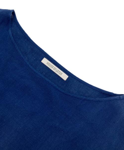 house of lotus（ハウスオブロータス）house of lotus (ハウスオブロータス) リネンワンピース ネイビー サイズ:Mの古着・服飾アイテム