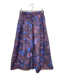 journal standard luxe（ジャーナルスタンダード ラックス）の古着「リバティNyリップフラワースカート」｜パープル