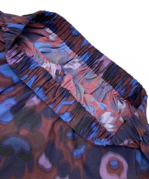 journal standard luxe（ジャーナルスタンダード ラックス）JOURNAL STANDARD LUXE (ジャーナルスタンダード ラックス) リバティNyリップフラワースカート パープル サイズ:不明（実寸参照）の古着・服飾アイテム