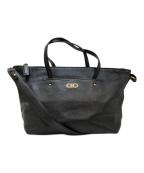 Salvatore Ferragamoサルヴァトーレ フェラガモ）の古着「レザー2WAYバッグ」｜ブラック