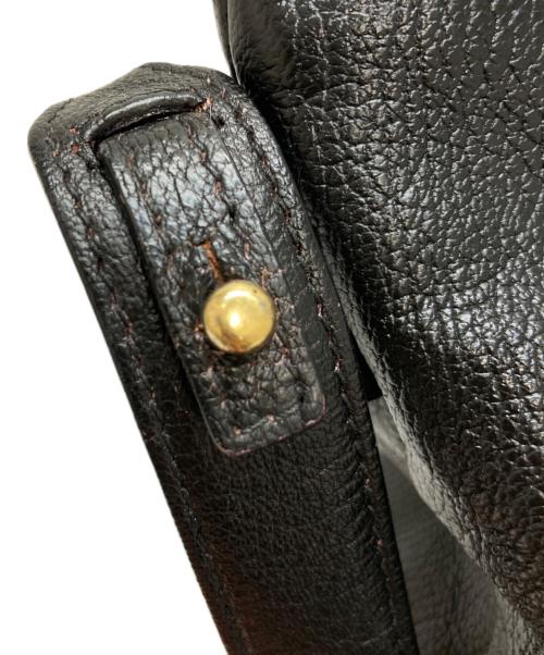 Salvatore Ferragamo（サルヴァトーレ フェラガモ）Salvatore Ferragamo (サルヴァトーレ フェラガモ) レザー2WAYバッグ ブラックの古着・服飾アイテム