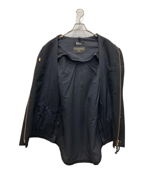 THE RERACS（ザ リラクス）THE RERACS (ザ リラクス) フーデッド ロングコート ブラック サイズ:36の古着・服飾アイテム