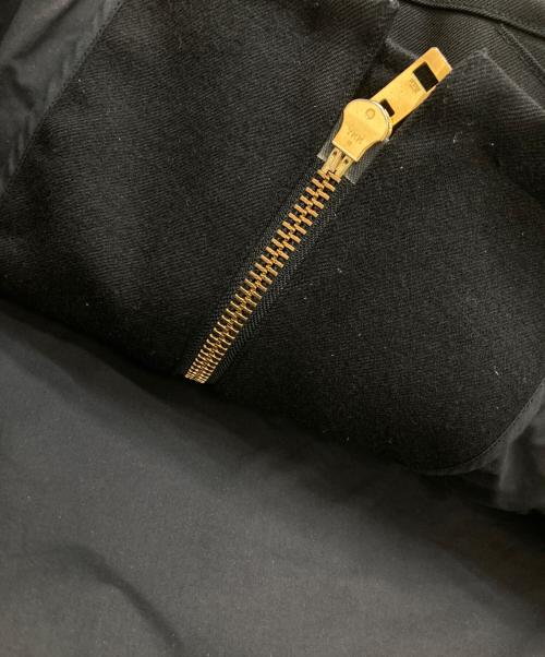 THE RERACS（ザ リラクス）THE RERACS (ザ リラクス) フーデッド ロングコート ブラック サイズ:36の古着・服飾アイテム