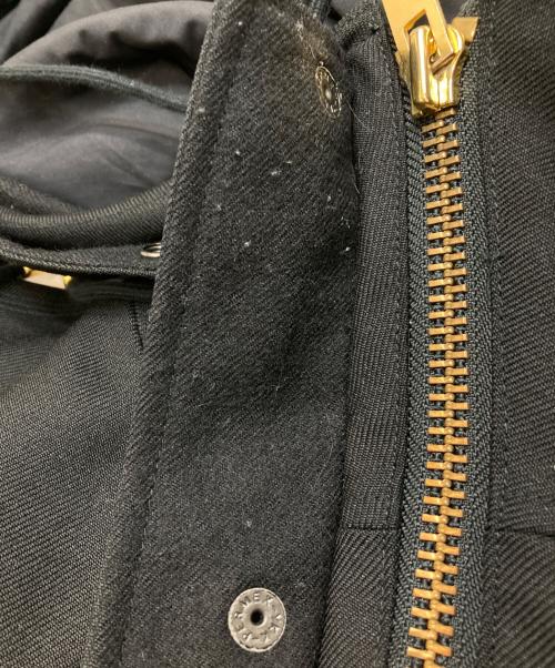 THE RERACS（ザ リラクス）THE RERACS (ザ リラクス) フーデッド ロングコート ブラック サイズ:36の古着・服飾アイテム