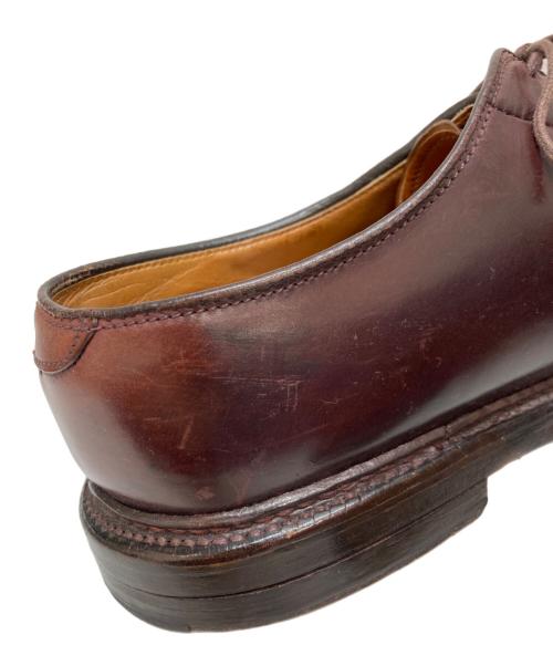 Alden（オールデン）Alden (オールデン) UNITED ARROWS (ユナイテッドアローズ) コードバンプレーントゥシューズ ブラウン サイズ:7 B/Dの古着・服飾アイテム