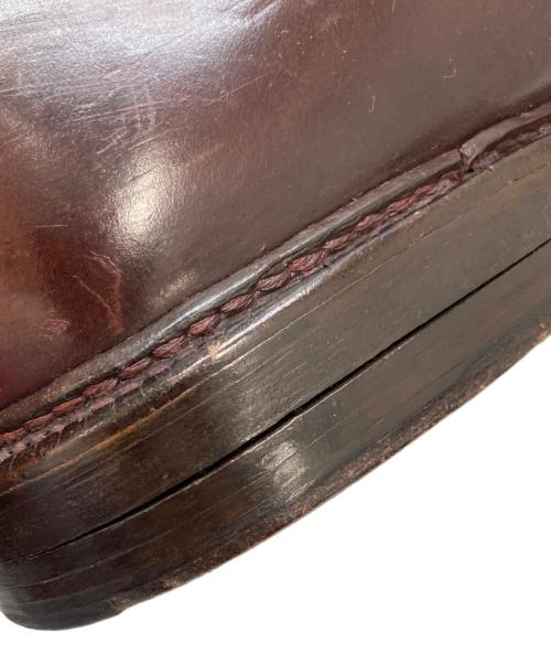 Alden（オールデン）Alden (オールデン) UNITED ARROWS (ユナイテッドアローズ) コードバンプレーントゥシューズ ブラウン サイズ:7 B/Dの古着・服飾アイテム