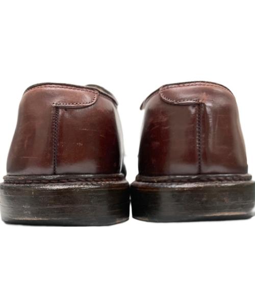 Alden（オールデン）Alden (オールデン) UNITED ARROWS (ユナイテッドアローズ) コードバンプレーントゥシューズ ブラウン サイズ:7 B/Dの古着・服飾アイテム