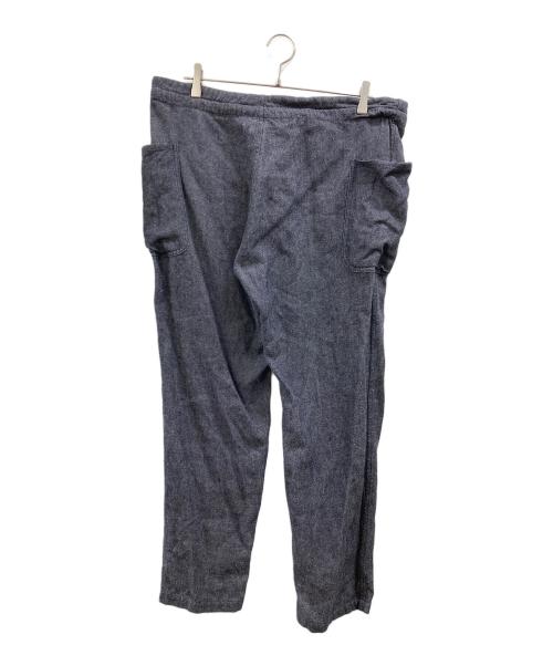 COMOLI（コモリ）COMOLI (コモリ) ウールリネンイージーパンツ ネイビー サイズ:2の古着・服飾アイテム