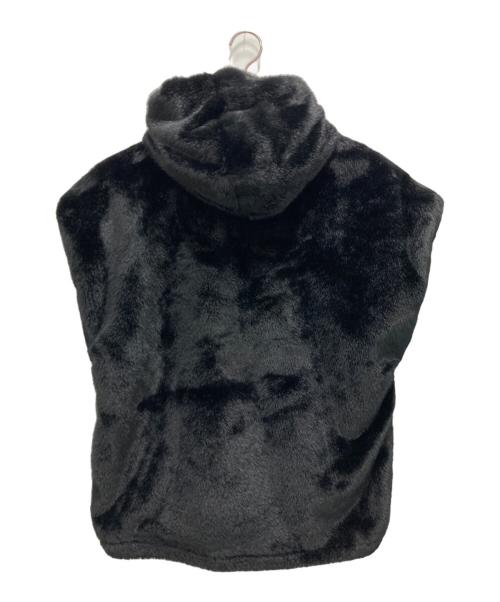 Curensology（カレンソロジー）Curensology (カレンソロジー) ファーフーディベスト ブラック サイズ:Fの古着・服飾アイテム