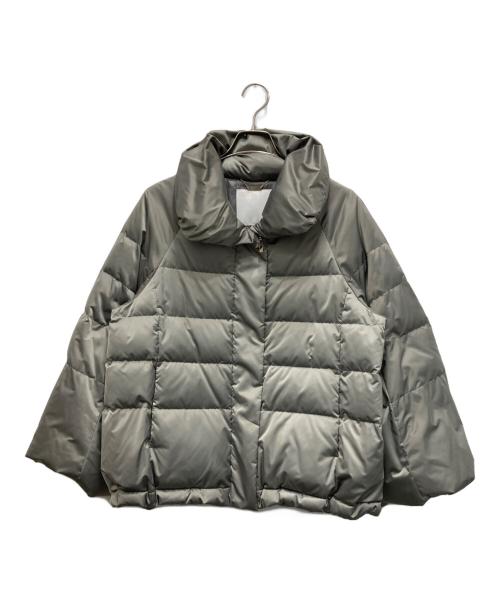 自由区（ジユウク）自由区 (ジユウク) ブライトダウンテントライン ダウンコート グレー サイズ:40の古着・服飾アイテム
