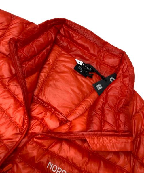 norrona（ノローナ）norrona (ノローナ) トロールヴェゲン スーパーライト ダウン850 ジャケット オレンジ サイズ:L 未使用品の古着・服飾アイテム
