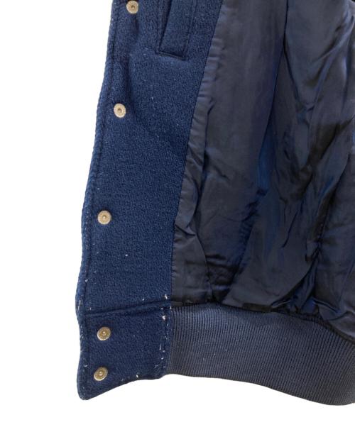 Hysteric Glamour（ヒステリックグラマー）Hysteric Glamour (ヒステリックグラマー) 袖レザーヒスガールワッペンスタジャン ネイビー サイズ:Sの古着・服飾アイテム