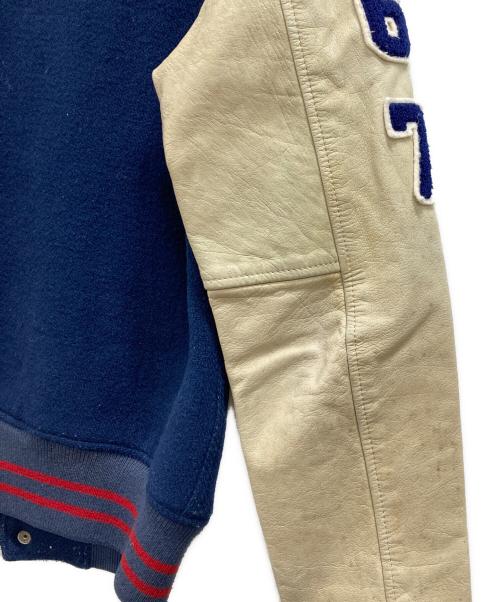 Hysteric Glamour（ヒステリックグラマー）Hysteric Glamour (ヒステリックグラマー) 袖レザーヒスガールワッペンスタジャン ネイビー サイズ:Sの古着・服飾アイテム