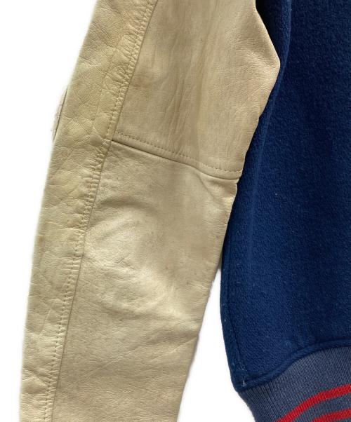 Hysteric Glamour（ヒステリックグラマー）Hysteric Glamour (ヒステリックグラマー) 袖レザーヒスガールワッペンスタジャン ネイビー サイズ:Sの古着・服飾アイテム