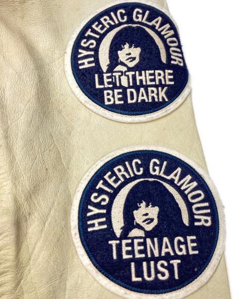 Hysteric Glamour（ヒステリックグラマー）Hysteric Glamour (ヒステリックグラマー) 袖レザーヒスガールワッペンスタジャン ネイビー サイズ:Sの古着・服飾アイテム