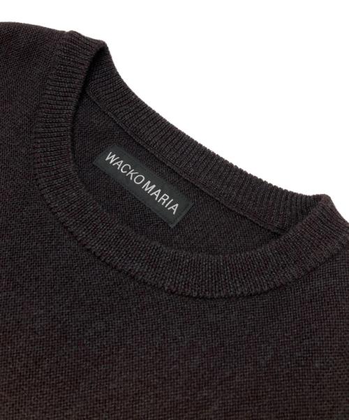 WACKO MARIA（ワコマリア）WACKO MARIA (ワコマリア) CLASSIC CREW NECK SWEATER ブラウン サイズ:XLの古着・服飾アイテム