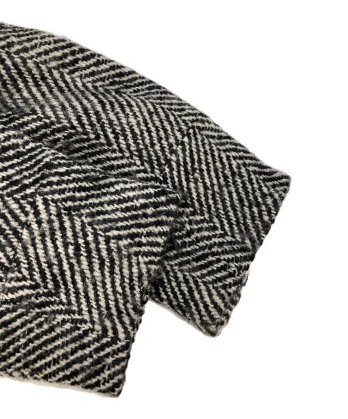 MAISON SPECIAL（メゾンスペシャル）MAISON SPECIAL (メゾンスペシャル) ビッグヘリンボーンミドルコート グレー サイズ:FREEの古着・服飾アイテム
