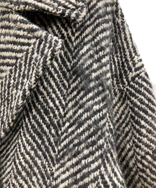 MAISON SPECIAL（メゾンスペシャル）MAISON SPECIAL (メゾンスペシャル) ビッグヘリンボーンミドルコート グレー サイズ:FREEの古着・服飾アイテム