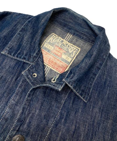 THE REAL McCOY'S（ザ・リアルマッコイズ）THE REAL McCOY'S (ザ・リアルマッコイズ) カバーオール インディゴ サイズ:36の古着・服飾アイテム