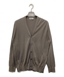 JOHN SMEDLEY（ジョンスメドレー）の古着「シーアイランドコットンカーディガン」｜グレー