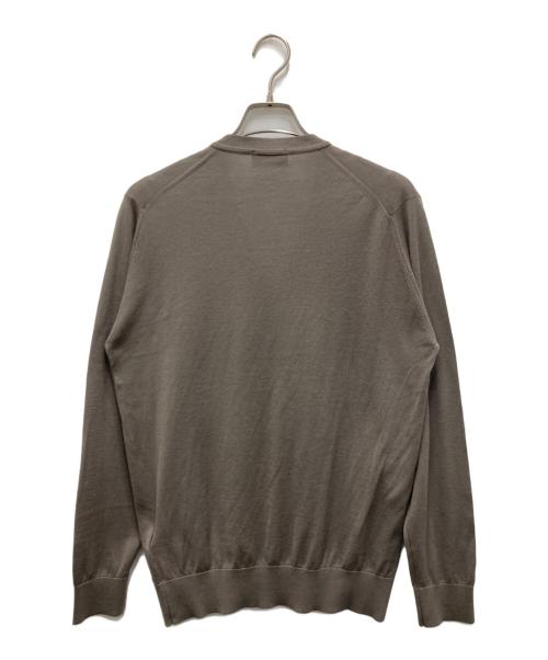 JOHN SMEDLEY（ジョンスメドレー）JOHN SMEDLEY (ジョンスメドレー) シーアイランドコットンカーディガン グレー サイズ:Mの古着・服飾アイテム